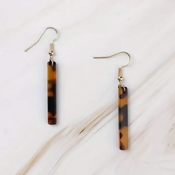 Boutique Brown and Tan Earrings - Picture 1 of 1